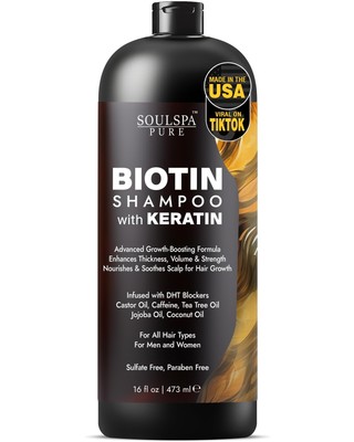 Biotin Shampoo with Keratin - Advanced Anti-Thinning, Hair Growth  Repair For...