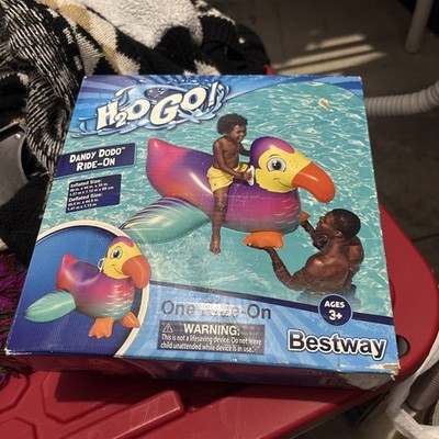 New H2O Go Dandy Dodo Bird Ride On Pool Float Raft Inflatable Toy Fun Ages 3 +