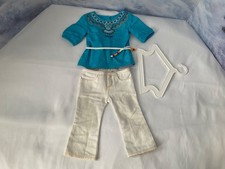 American Girl Doll Historical Doll Saige  s Embroidered Tunic Outfit RARE