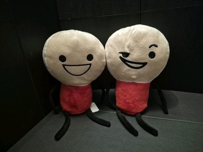 Cyanide And Happiness Eplosm Red Guy Smirk and Smile 12'' Plushes Stuffed Comedy