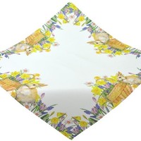 Tischdecke Ostern Osterdecke 85X85 FrüHlingsblume Mitteldecke Decke Pflegeleicht