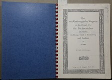 Die mecklenburgischen Wappen von Lucas Cranach d.Ä., die Bücherzeichen (ex libri