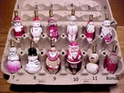 11 Vintage Figural Christmas C6 Milk Glass Light Bulbs-Birds+Animals Non-Working