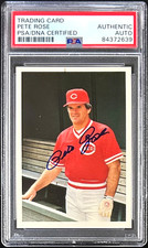 Pete Rose Signed 1985 Topps Card #91 PSA/DNA 84372639 Cincinnati Reds