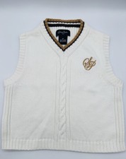Sean John Children’s Sweater Vest Size 3T Beige Brown 100% Cotton