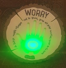 The Irish Fairy Door Company The Worry Plaque Tree Light Up Therapy Anxiety ADHD