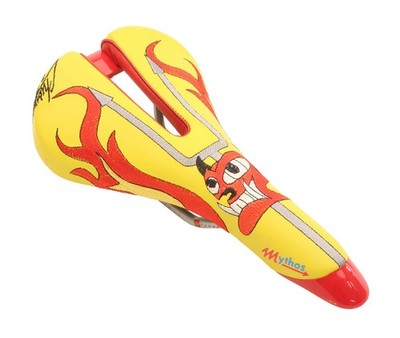 Selle Italia Mythos Saddle Claudio Chiappucci El Diablo Yellow/Red