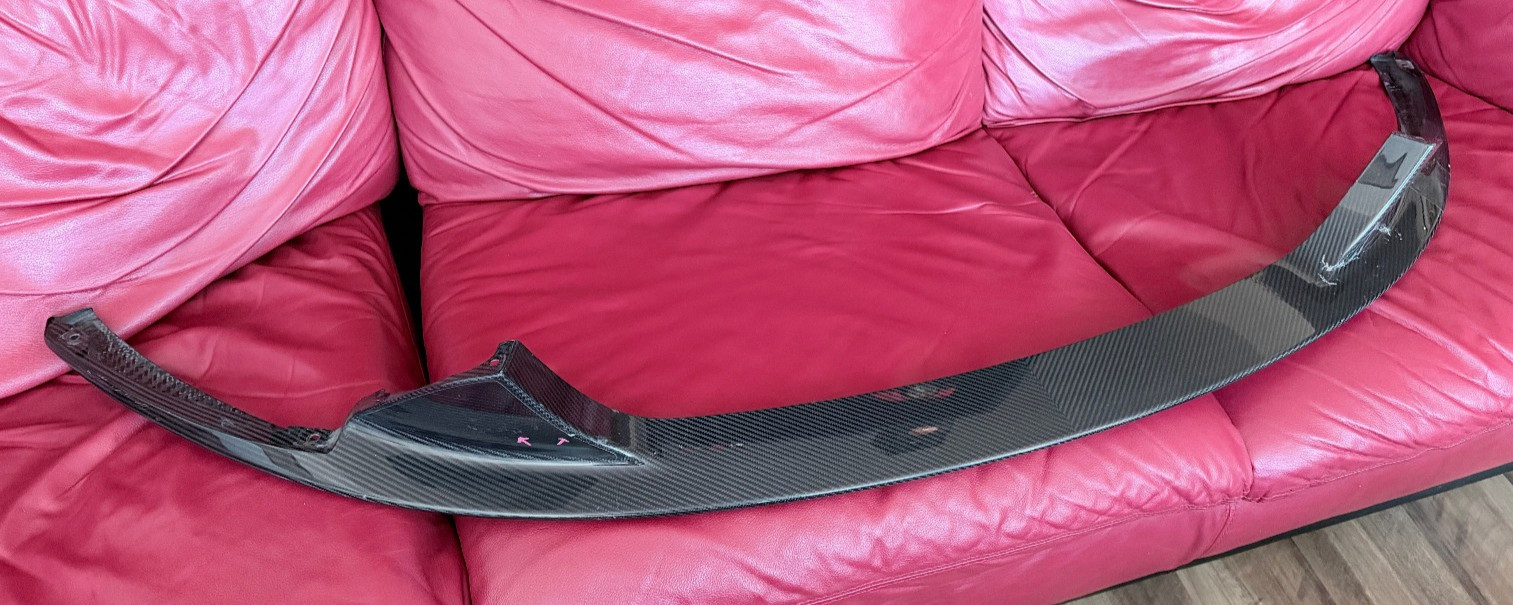 Aston Martin Vantage Front Bumper Carbon Fiber Spoiler AD23-17626-AB *Note
