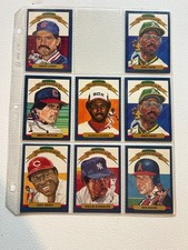 1986 Donruss Diamond Kings Lot of 8 Tony Perez, Harold Baines, Willie Randolph