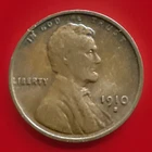1910-S Lincoln Wheat Cent Penny  F-VF  "Actual Coin Pictured"  252
