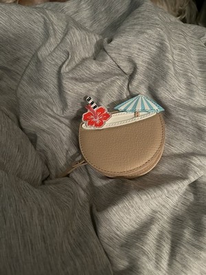 Kate Spade New York Breath of Fresh Air Coconut Drink Coin Purse