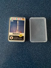 Quartett  Raketen  F. X. Schmid   Spielkarten mit Box Quartett-Nr. 582 22 kompl.
