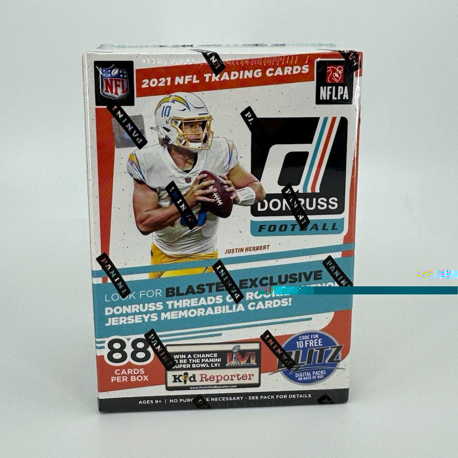 Panini 2021 Donruss Football NFL Blaster Box 88 Cards (1 Box)