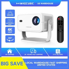 Magcubic 650ANSI L018 4K Projector Native 1080P Home Cinema Auto Focus Keystone