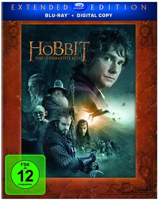 Der Hobbit Eine unerwartete Reise Extended Edition Blu-Ray Peter Jackson
