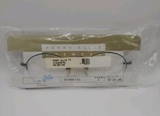 Authentic Perry Ellis PE73-3 50-20-145 Gunmetal Half Rim Eyeglasses Frames Japan