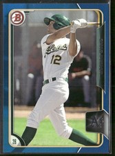 Chad Pinder #/150 Rookie Blue parallel 2015 Bowman Oakland Athletics