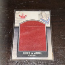 Evel Knievel 2013 Sportkings Body Of Work Authentic Jumbo Event Worn Jacket 1/1 