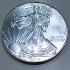 2014 1 oz American Silver Eagle .999 Silver Beautiful Uncirculated Coin