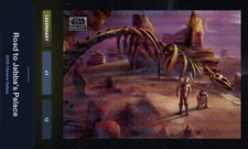 Road To Jabba’s Palace Prism Refractor 75cc Star Wars Card Trader Galaxy Chrome