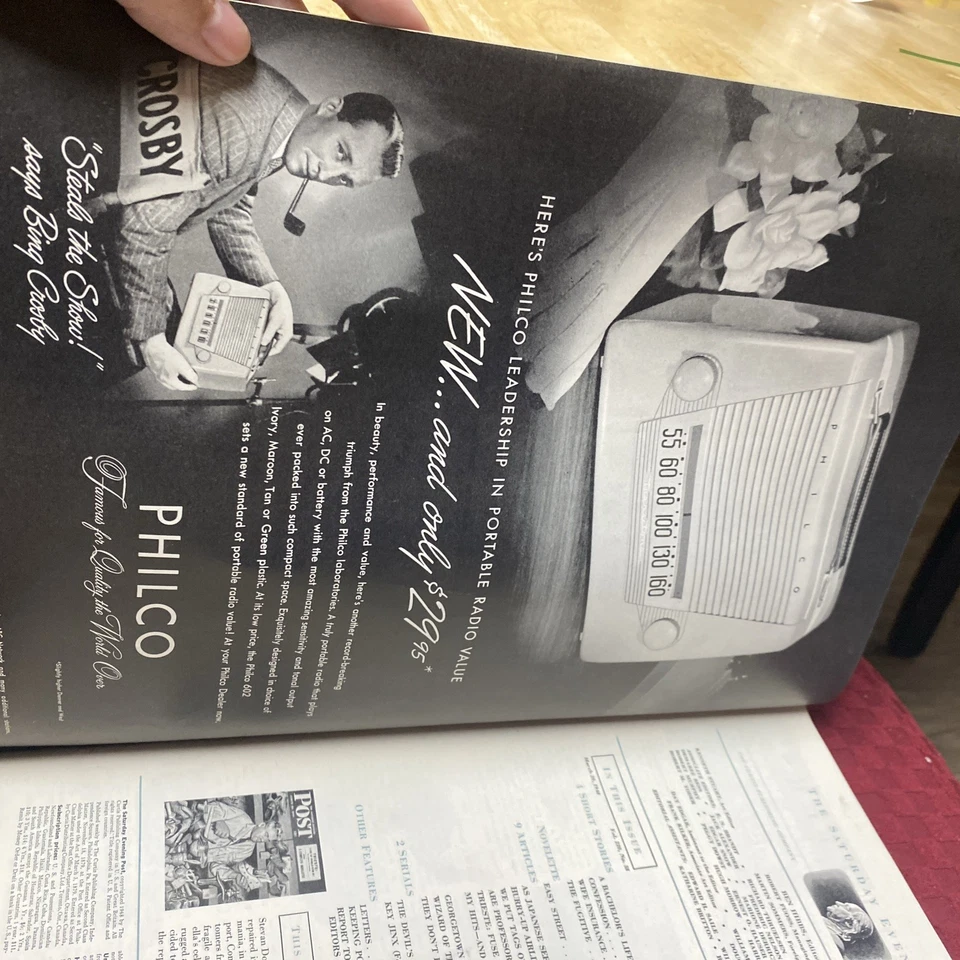 Saturday Evening Post Vintage Magazine March 20th, 1948 Nick’s Shoe Repair Foto 2 de 4