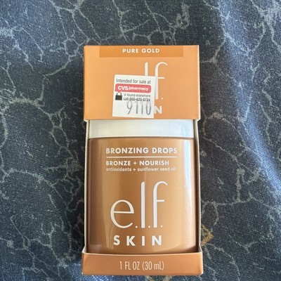 e.l.f. SKIN Bronzing Drops Liquid Bronzer- Pure Gold (new & unused)