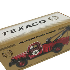 Texaco 1946 Dodge Power Wagon Diecast Truck Special Red Chrome Edition NIB