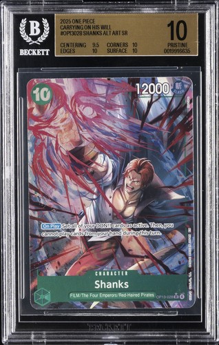 Shanks (Alternate Art) graded BGS 10 for sale on eBay