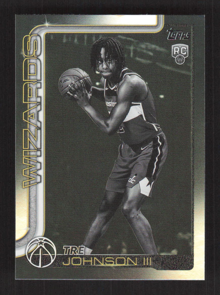 Tre Johnson III 2025-26 Topps Blackout Rookie #206
