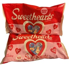 2x Sweethearts Conversation Hearts Candy 10.5oz. Best By 11/2028