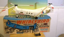 Vintage 1950s Remco 38"L Motororzed iToy Whirlybird Rescue Helicopter
