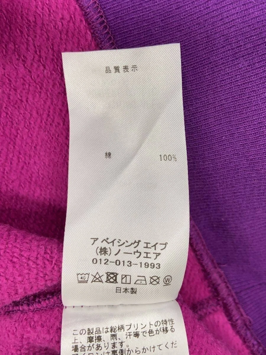 A BATHING APE (BAPE) Felpa con cappuccio A BATHING APE viola L usata