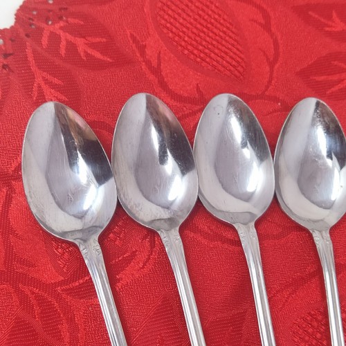 4X Ice Tsp AMC Stainless Japan Creon Serving Spoon set of 4 8" Long - Picture 3 of 10