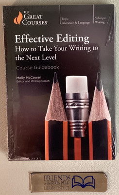 2021 Effective Editing : How to Take Your Writing to the Next Level (DVD) SEALED