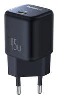 Baseus PicoGo GaN Charger 45W EU Black Charger P10176800123-00