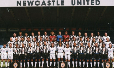 NEWCASTLE UNITED 1999/2000 HOME SHIRT FOOTBALL JERSEY TRIKOT