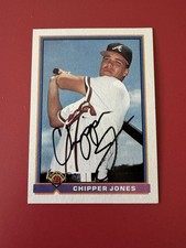 1991 Bowman Chipper Jones - HOF Autograph