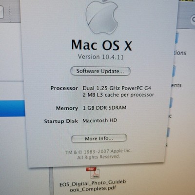 Vintage Apple Power Mac G4 MDD (M8570) - Dual 1.25GHz / 1GB RAM