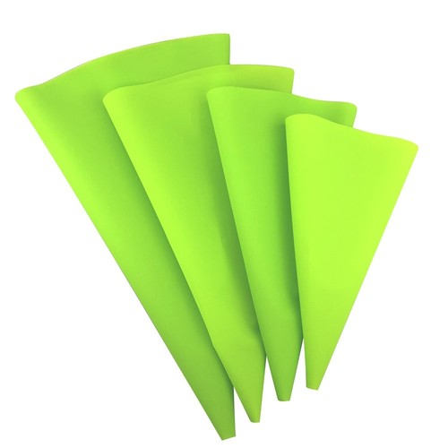 4 Pcs Piping Bags Reusable, Silicone Pastry Bags for Cake Decorating, Baking ...