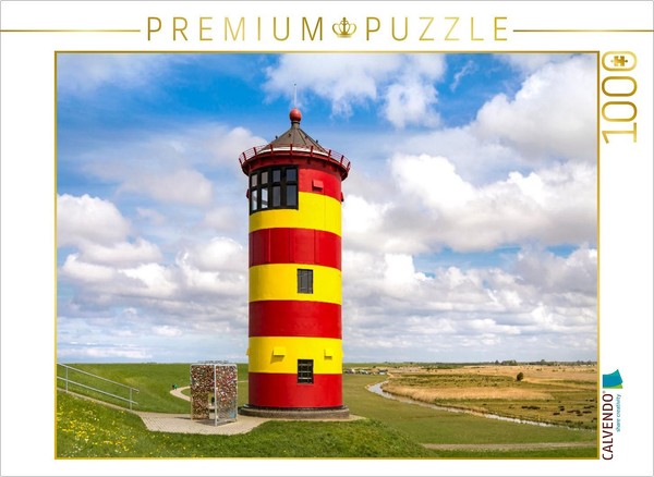 Calvendo Puzzle Leuchtturm Pilsum | 1000 Teile Lege-GrößE 64 × 48 Cm Foto-Puzzle-image