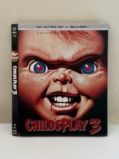 SCREAM FACTORY COLLECTORS EDITION CHILD  S PLAY 3 4K HD  BLU RAY SLIPCASE SLEEVE