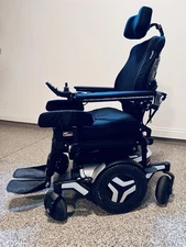 Permobil M3 Corpus Mid-Wheel Drive Power Wheelchair with Tilt Recline Legs