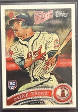 MIKE TROUT - #/99 - 2025 Topps x Andy Friedman - Shoebox Treasures Stamp