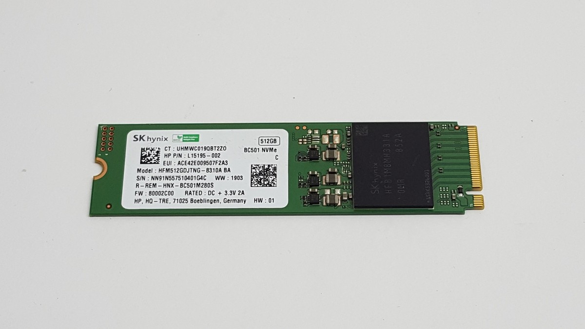 512 Gb Sk Hynix Bc501 512gb SK Hynix Bc501 512gb 2280 NVMe SSD - Main Image