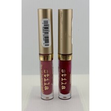 Stila Stay All Day Liquid Lipstick Travel Size Set Patina and Rubino 0.05 fl oz