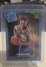 2017-18 Panini Donruss - Rated Rookies Jordan Bell #163 Green Flood (RC)