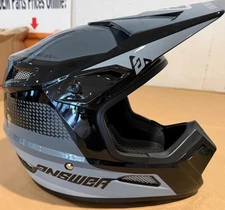 446092 Answer Racing AR1 Swish YS Black Off-Road Motorcycle Helmet