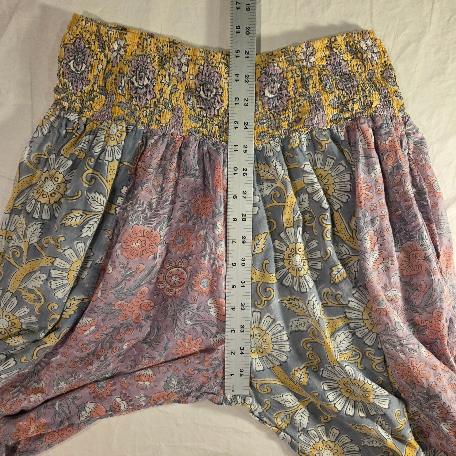 Earthbound Women's Patchwork Harem Pull On Pants … - image 7
