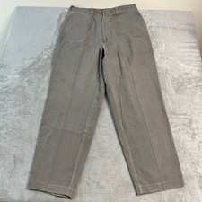 Vintage 80s Polo Ralph Lauren Chino Pants Mens 38 Gray Cotton Twill USA Made