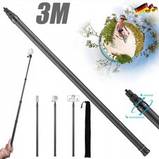 Invisible Selfie Stick Stativ für Insta360 X4/ONE RS X2 Action Kamera 300cm DE